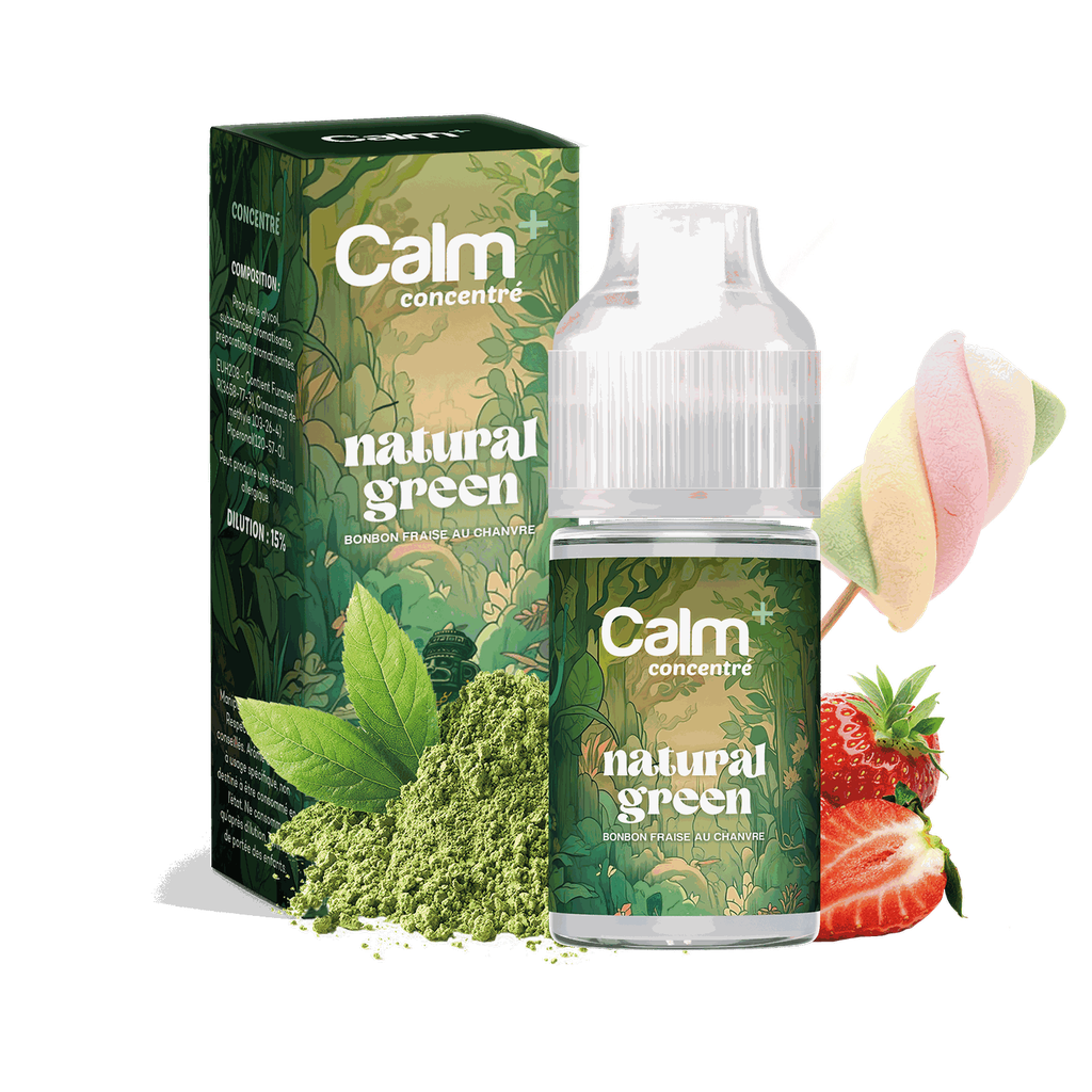 ​Calm+ Concentrés 30ml | Natural Green